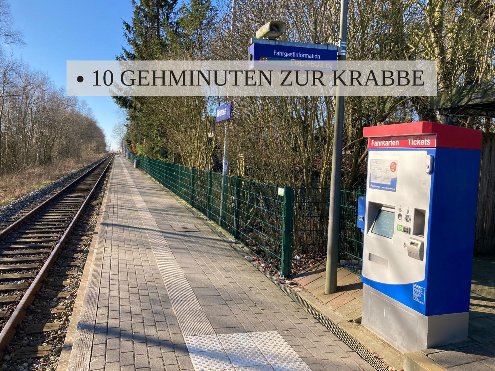Haus Krabbe Zimmer Ohne Kueche, Fuer 1-2 Personen, Doppelbett, Zentral Gelegen Zwischen Cuxhaven Und Bremerhaven, Hunde Kostenfrei Willkommen, Kostenfreier Parkplatz 뢰멘 외부 사진